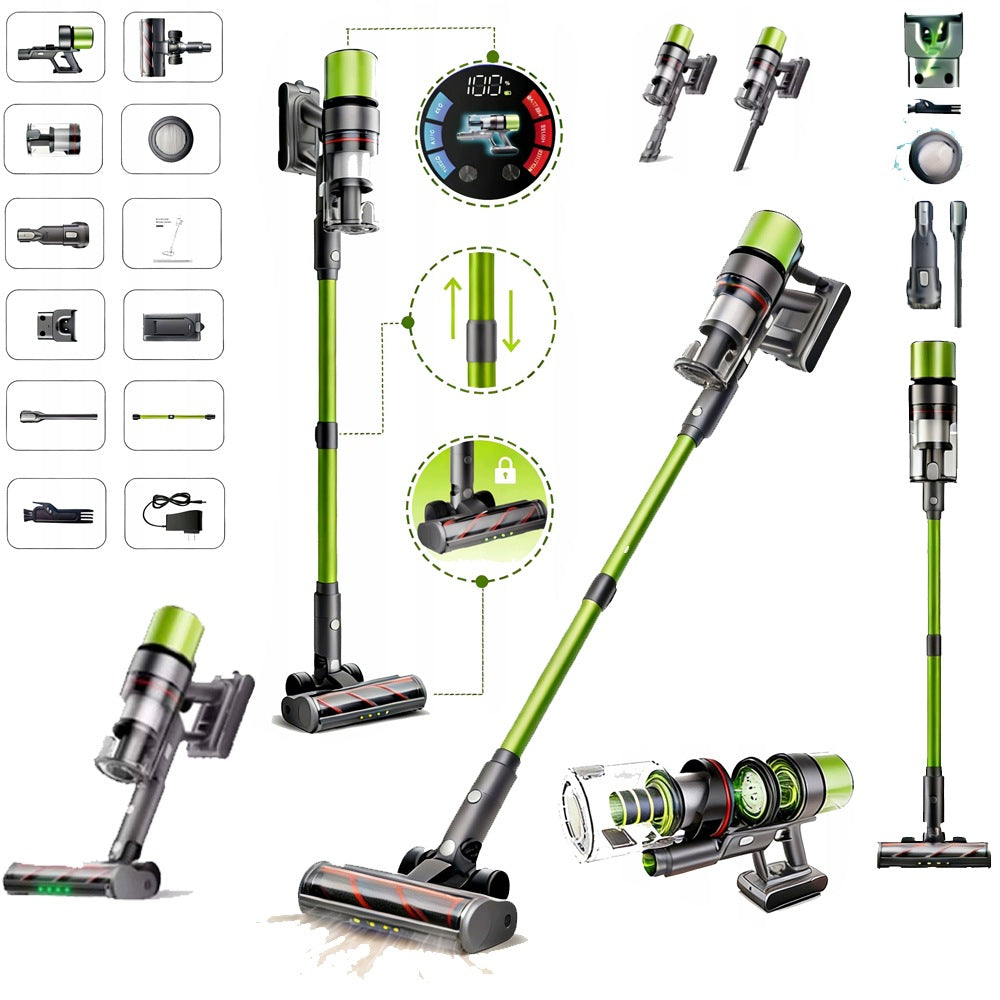 Multifunction upright vacuum cleaner SmartAi V6 650W 29.6V 24AH 65KPa EUgreen