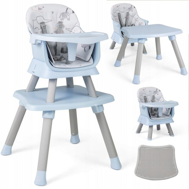 Multifunctional 6-in-1 Child Seat Blue