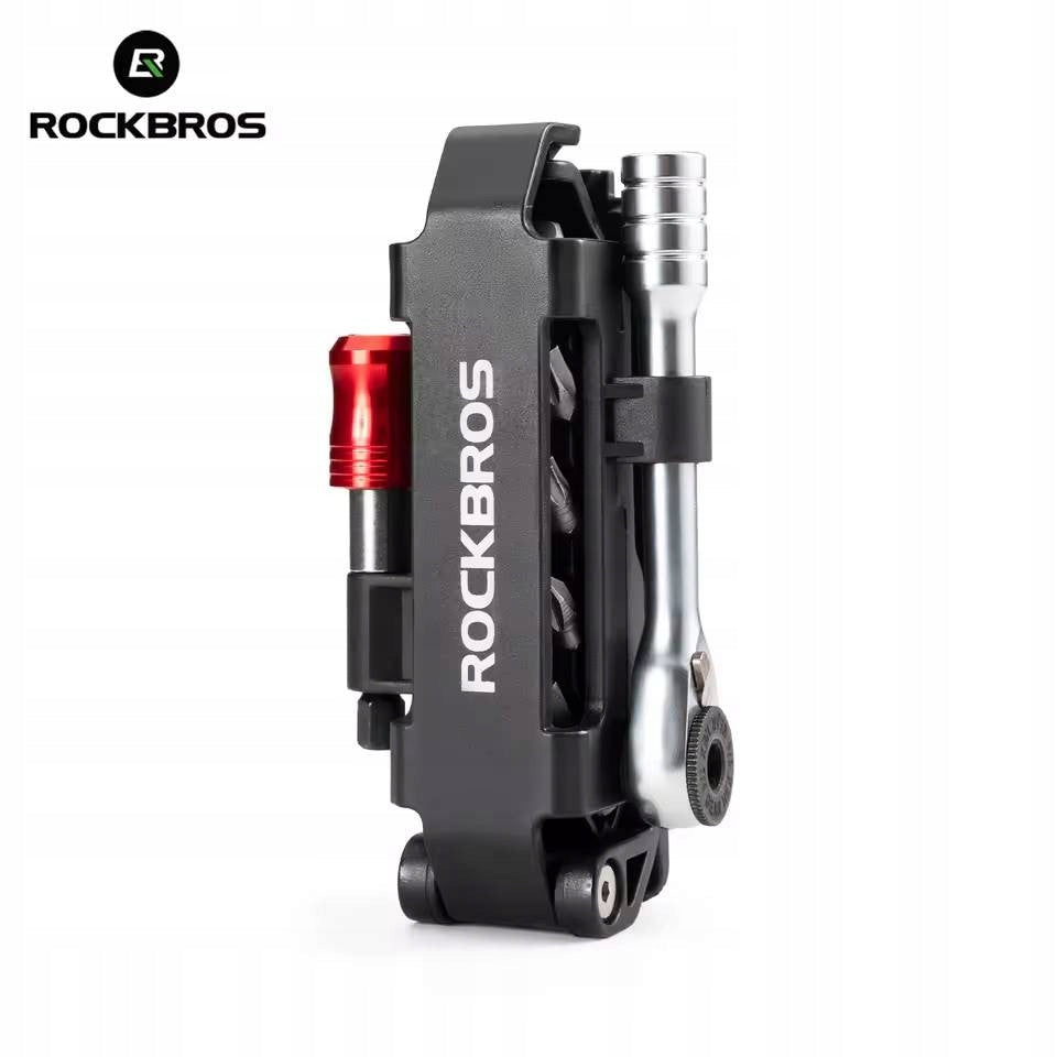 Multifunctional Bike Tool Set with Ratchet and Spoons ROCKBROS Brand Rockbros