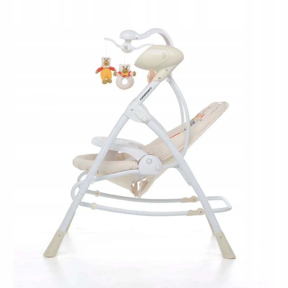 Multifunctional Carillon Baby Tiger Rocker - Sand - Foppapedretti Manufacturer code 00
