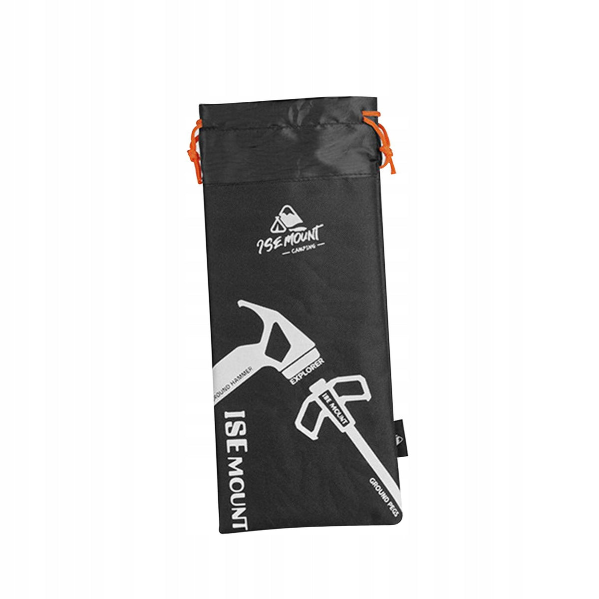 Multifunctional Drawstring Storage Pouch Reusable Carabiners Black Brand no brand