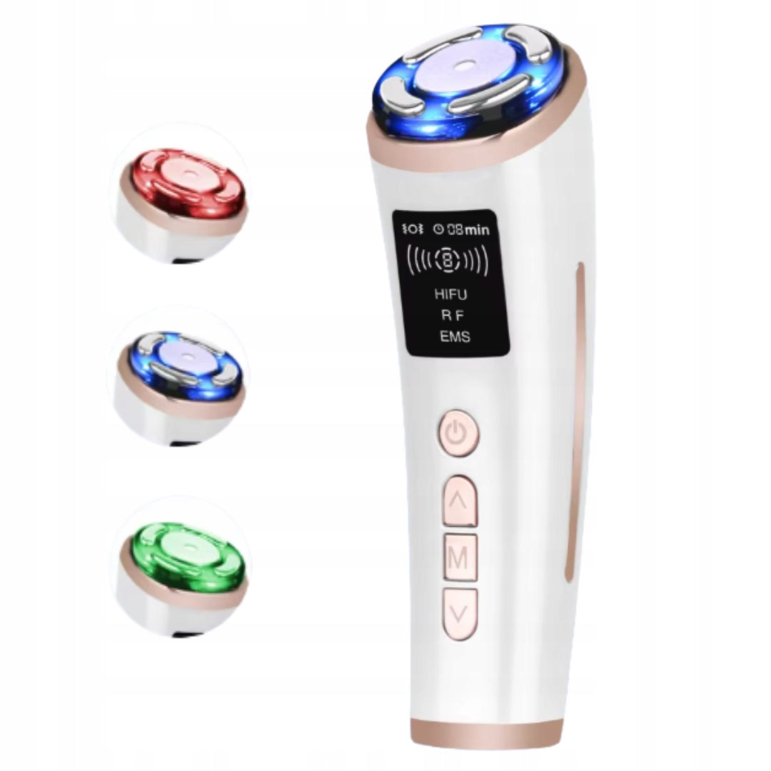 Multifunctional Face Device 7in1 LED RF EMS + Massage + Vibration