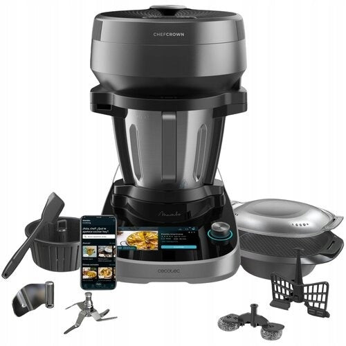 Multifunctional Food Processor Cecotec Mambo CooKing Victory 1700W Black Packaging status original