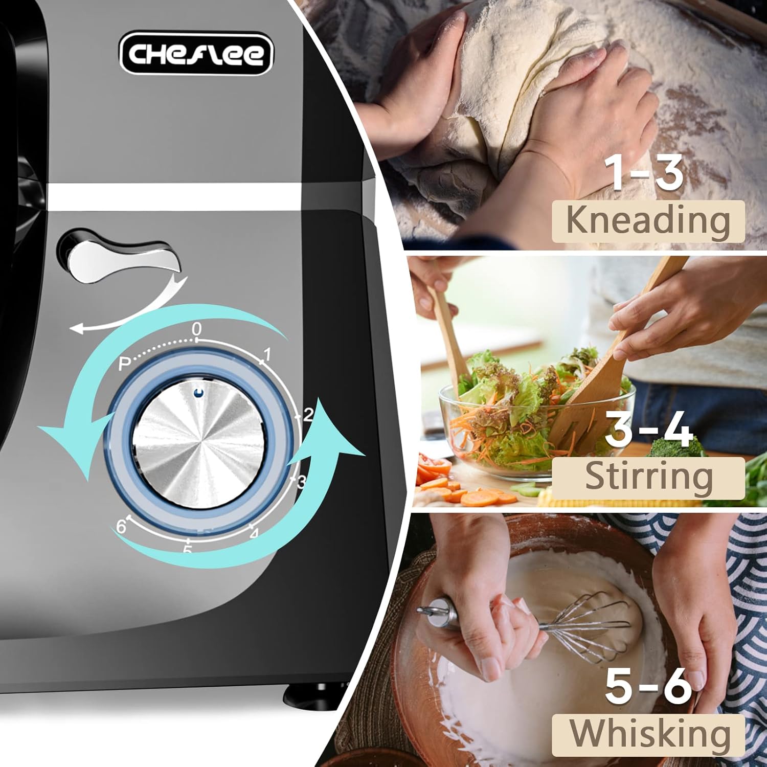 Multifunctional Food Processor Cheflee 1500 W Brand no brand