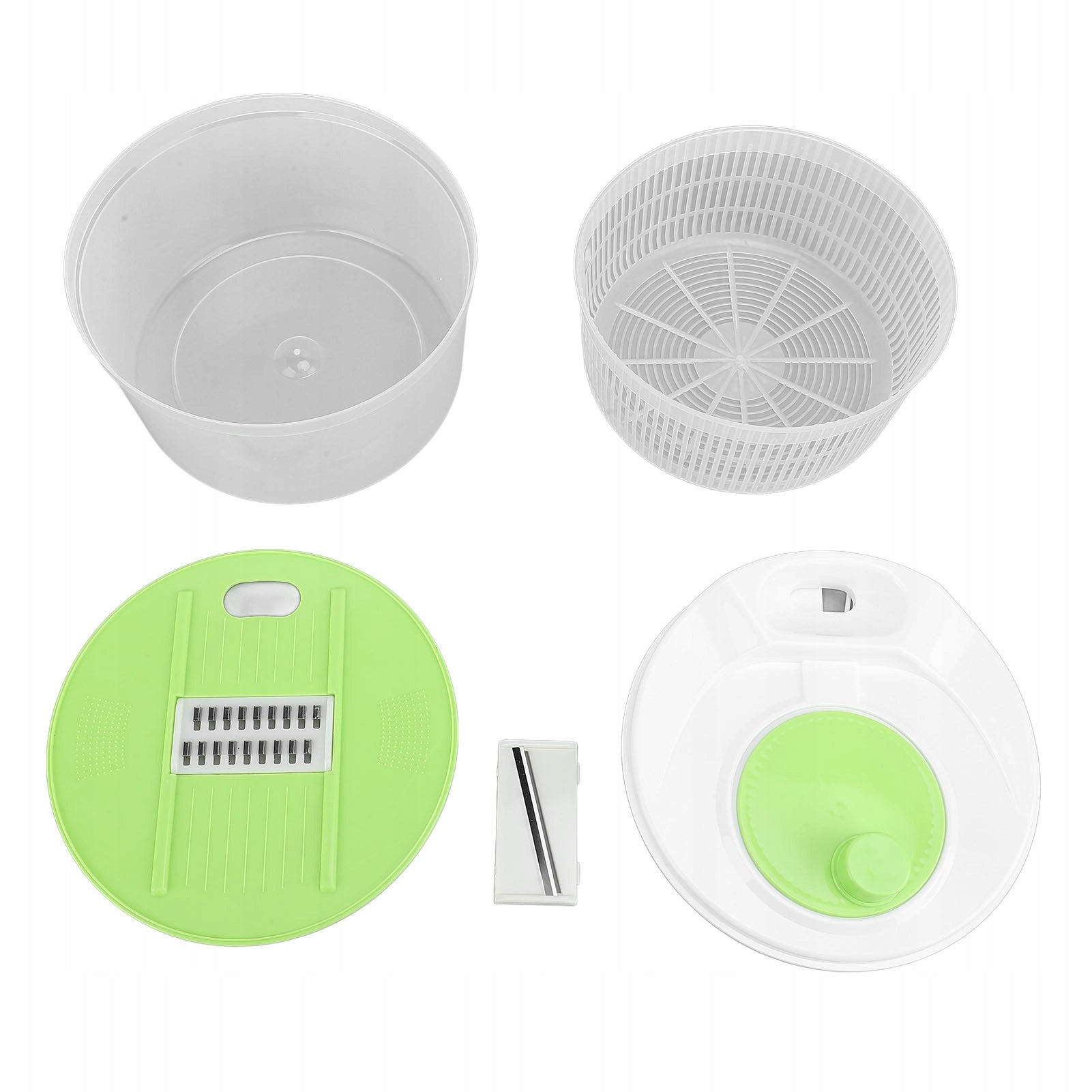 Multifunctional Salad Spinner Drainage 3L Lettuce Spinker 0A Dominant color multicolor