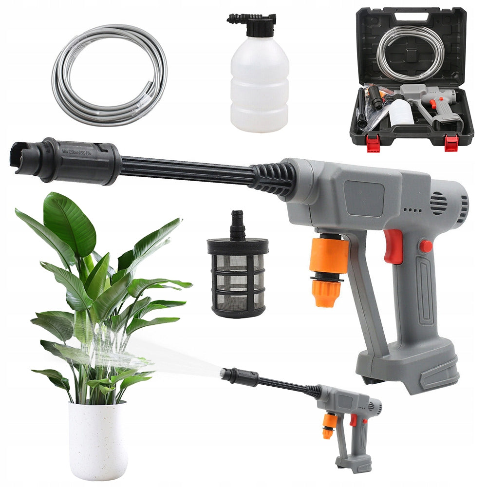 Multifunctional Washer 30 Bar With Nozzle 3in1 For Car And Garden CORDLESS Packaging status original
