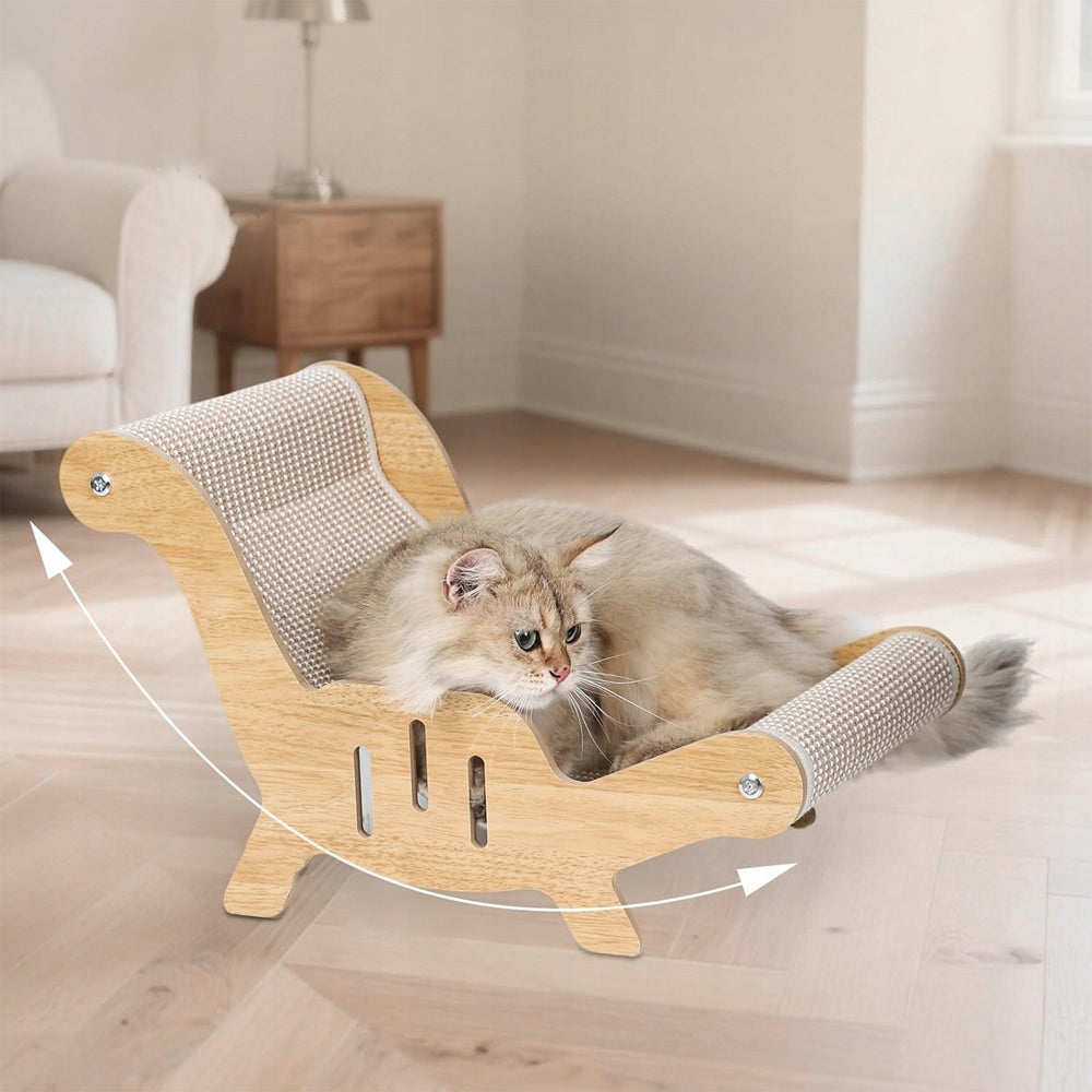 Multifunctional Wooden Scratcher - Sisal Domestic Cat Ropes Cat Lounger Product weight with unit packaging 1.55 kg