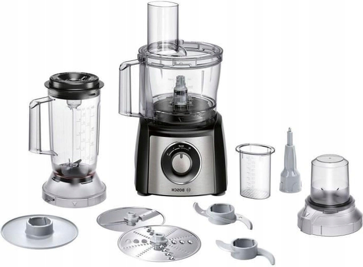 Multifunctional food processor Bosch with cutting discs and grinding mode Packaging status original