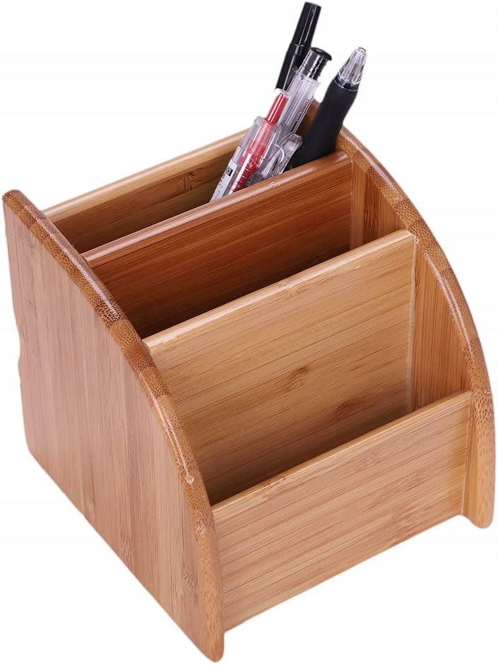 Multifunctional office organizer in bamboo g