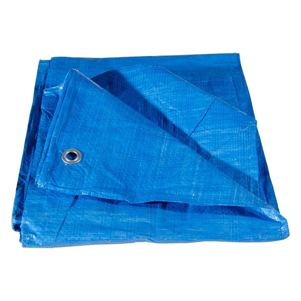 Multifunctional polyethylene tarpaulin 5 x 8 m - blue