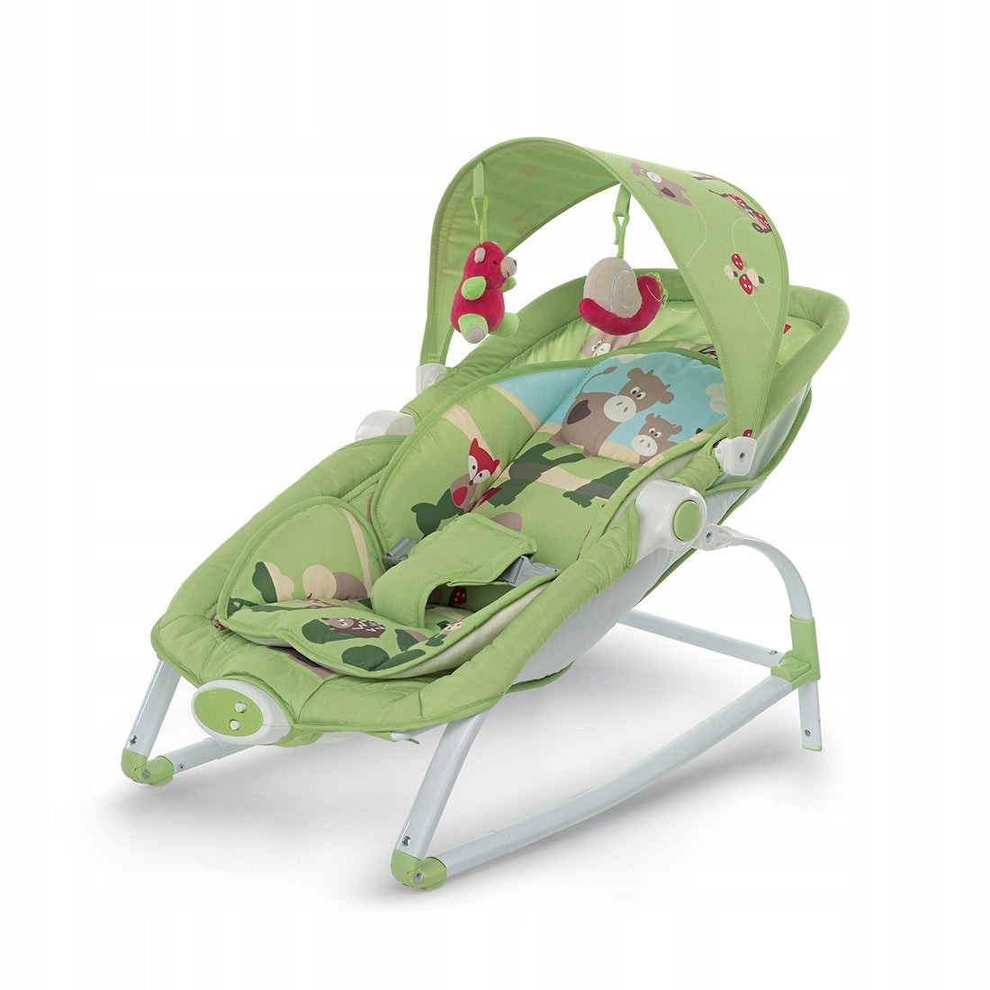Multifunctional rocker Lunapark Farm - green - Foppapedretti