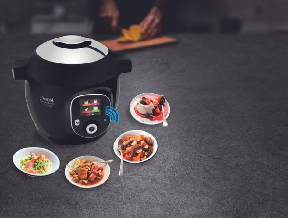 Multifunkční hrnec Tefal COOK4ME + CONNECT CY855830 černý Brand Tefal