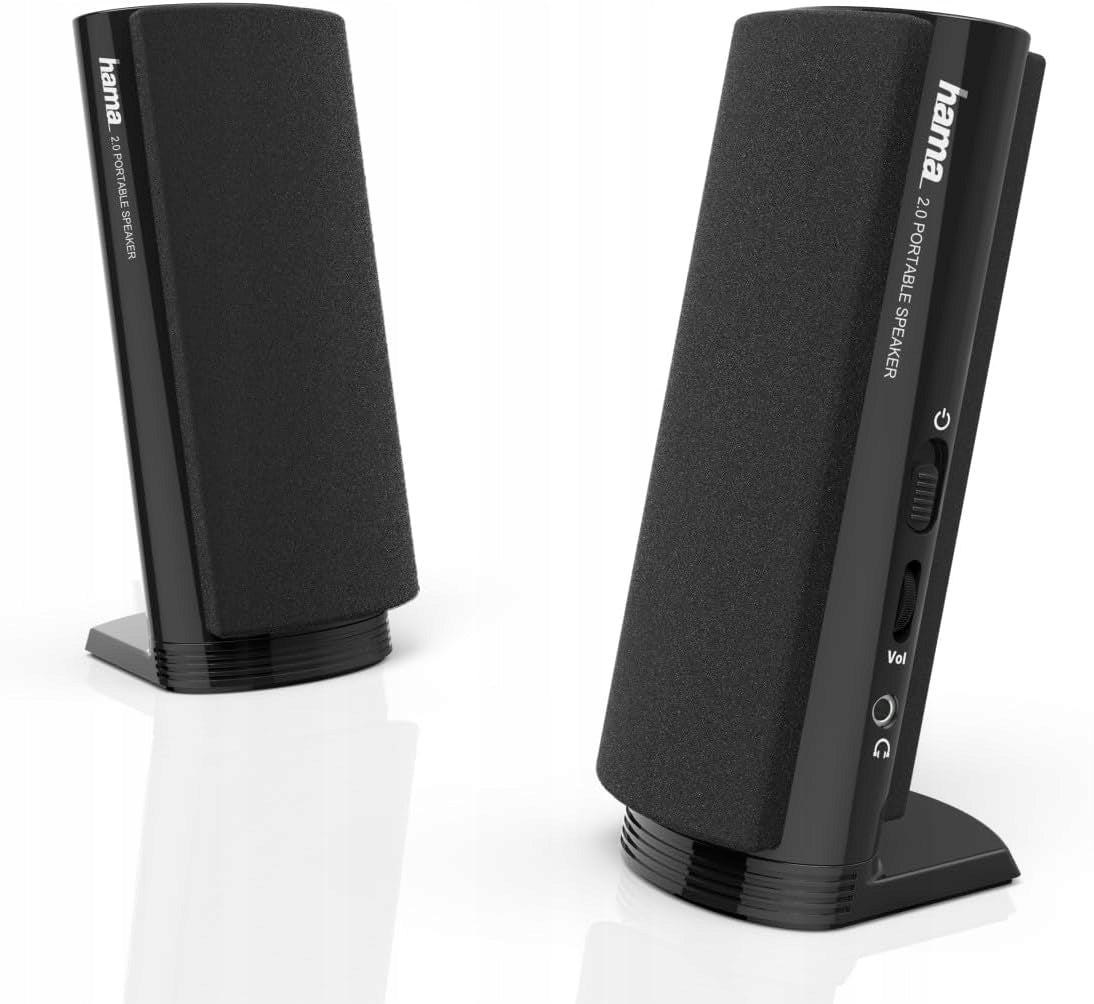 Multimedia speakers E 80 (PC speaker with 3,5 mm jack plug, USB, 2,5 W
