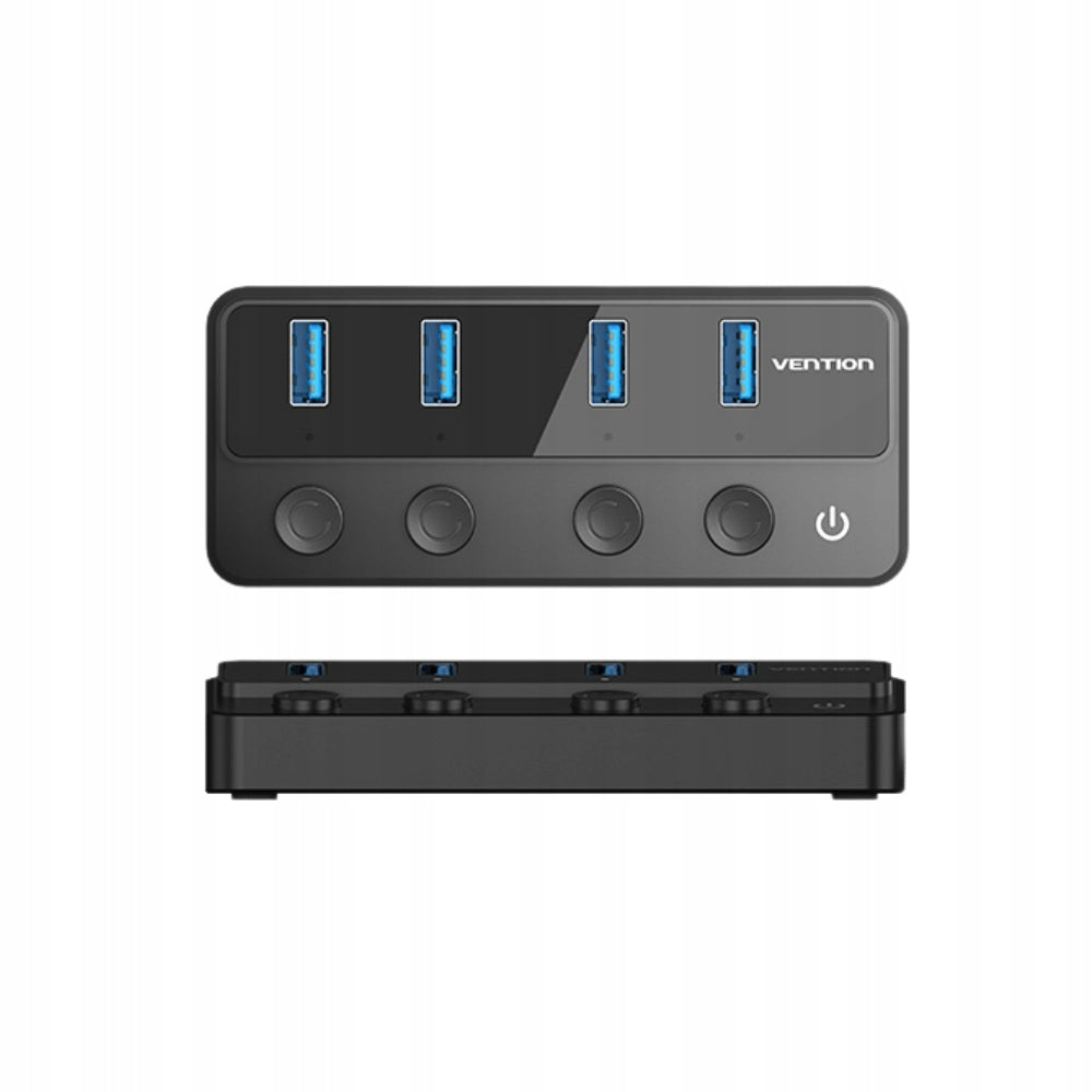 Multiport USB 3.0 C Vention 5-in-1 Hub with 5Gb/s Power Switches