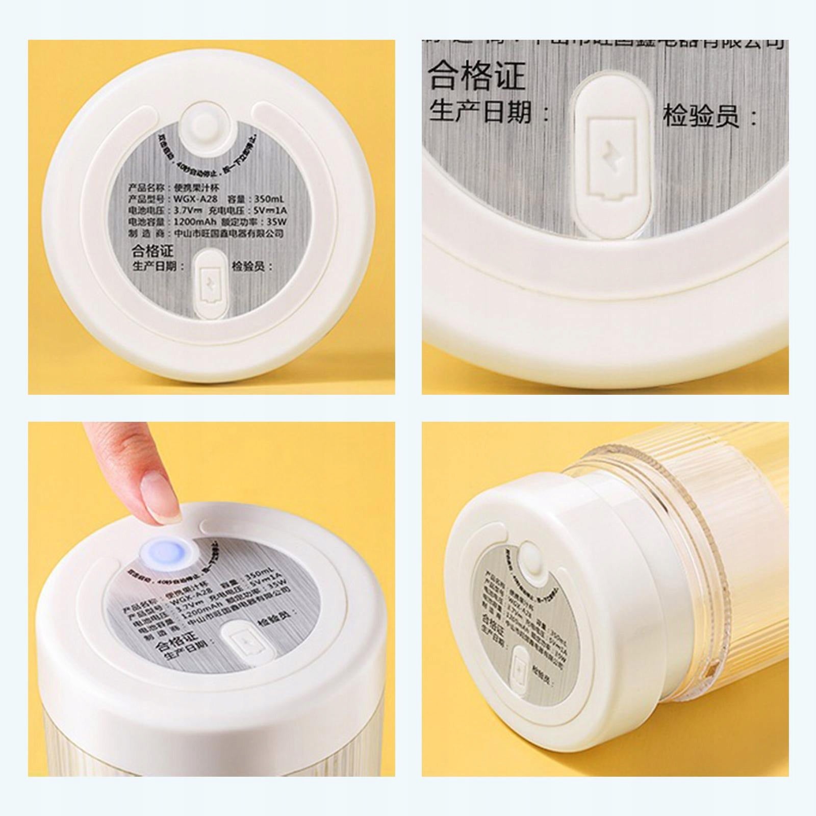 Multipurpose Juice Mixers Machine Fruit Juicing Cup Detachable Easy White Brand no brand