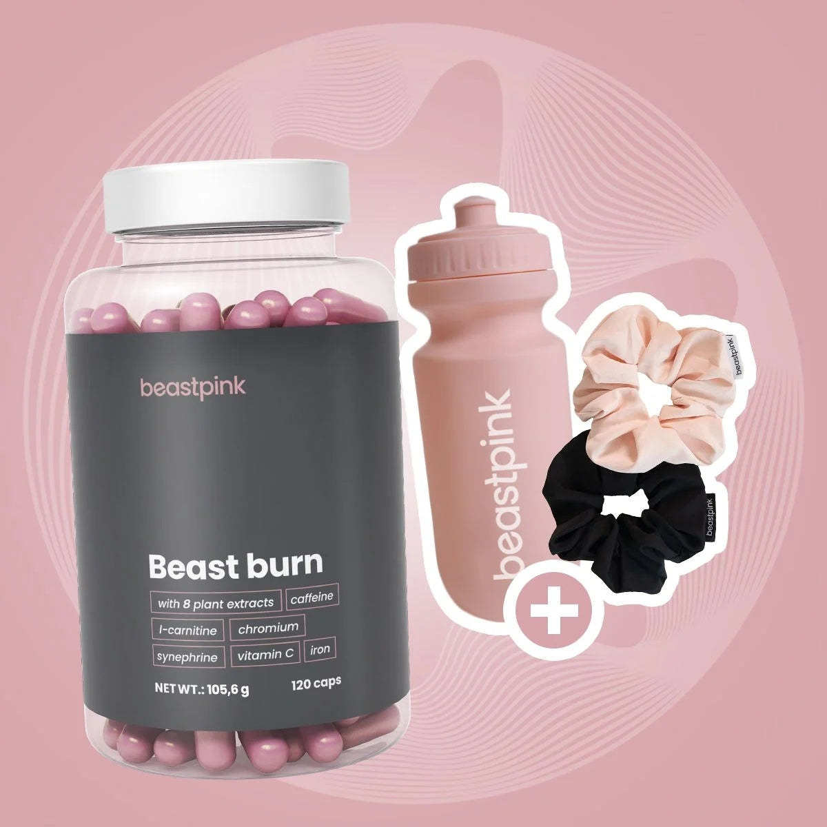Multipurpose capsules BeastPink Beast Burn natural flavour 150 g 120 pcs. Expiration date at least six months from the date of purchase