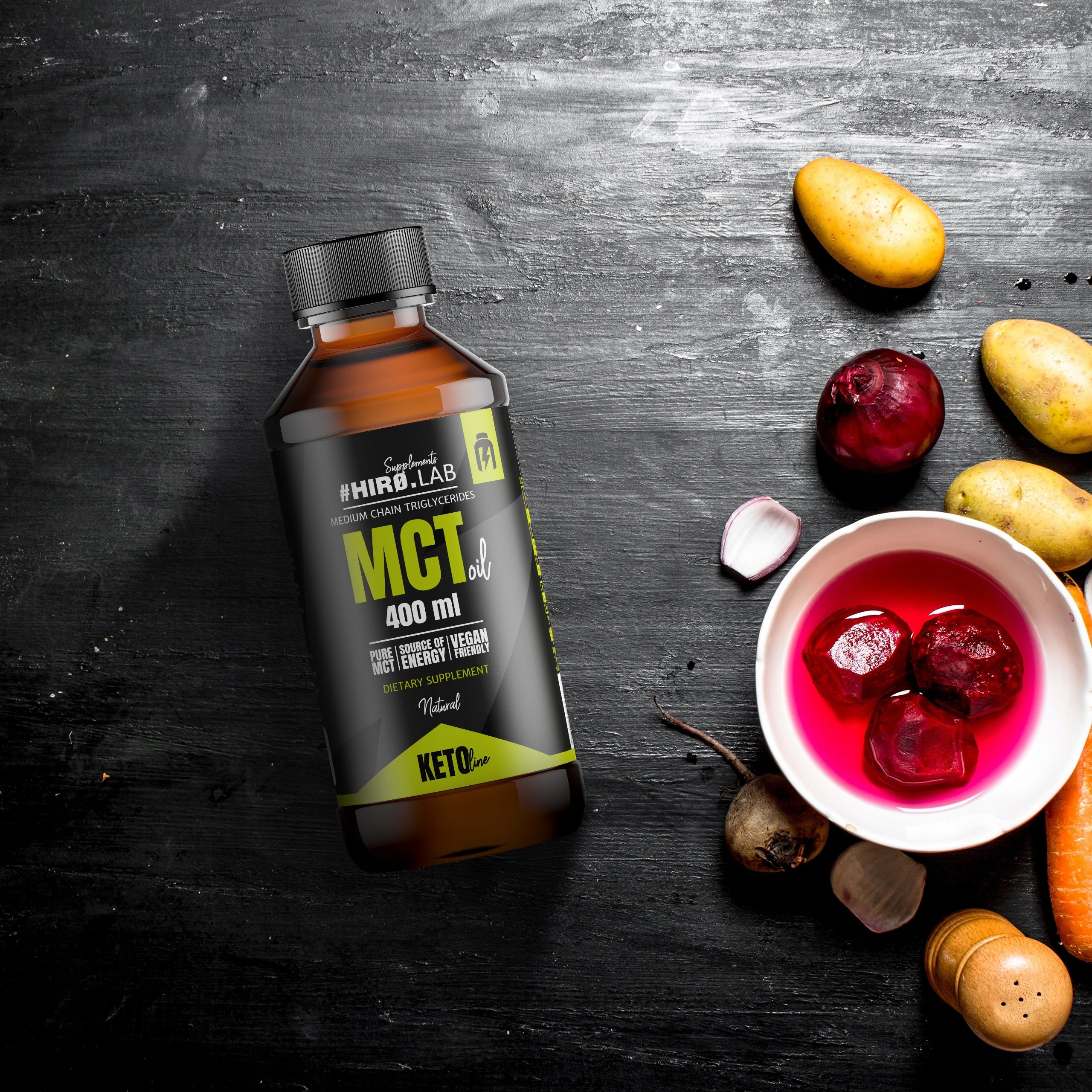 Multipurpose liquid Hiro.Lab MCT Oil 400 ml 1 pc. + freebie Manufacturer code 5060727120349
