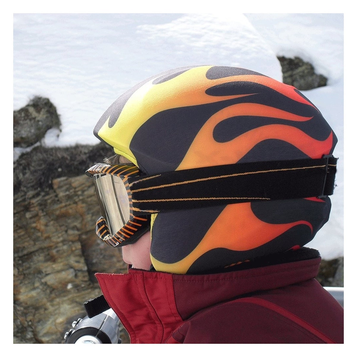Multisport helmet cover - with flame print EAN (GTIN) 8721663056662
