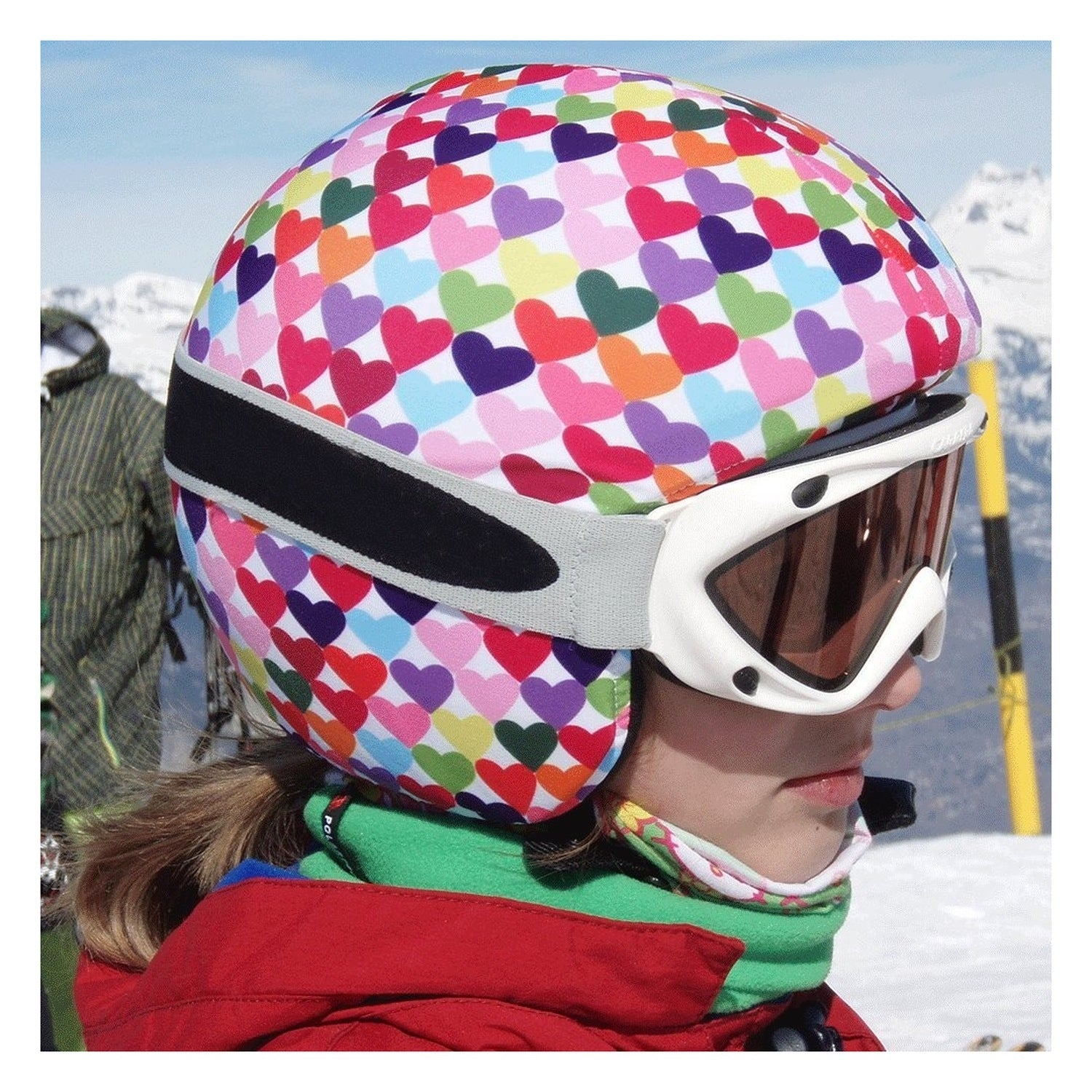 Multisport helmet cover - with heart pattern - universal Manufacturer no brand
