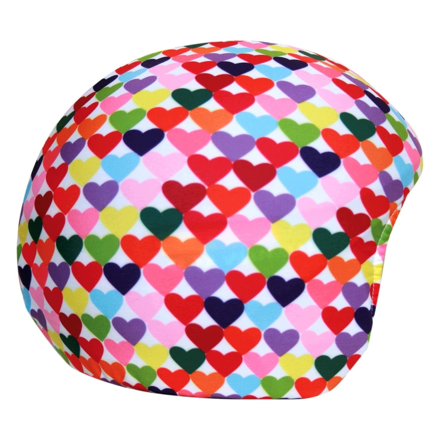 Multisport helmet cover - with heart pattern - universal