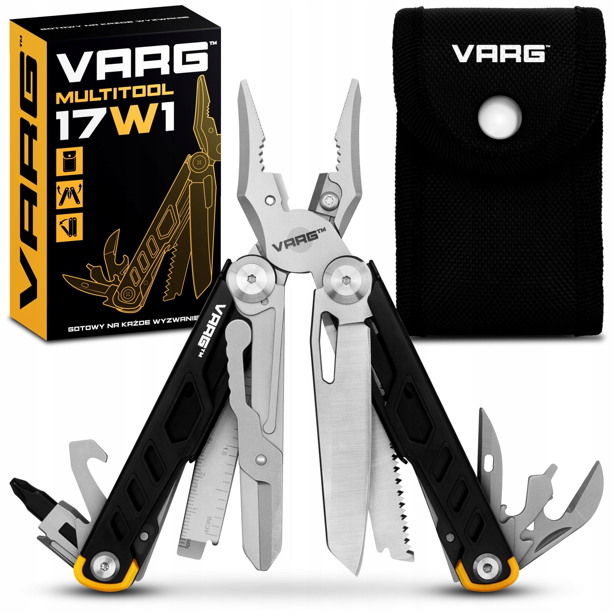 Multitool 17in1 Stainless Steel Survival Multifunction Tool Set