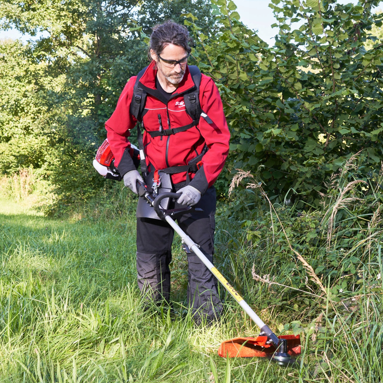 Multitool Combustion Scythe with Grass Shield solo by AL-KO 130 MT 1,2HP Brand AL-KO