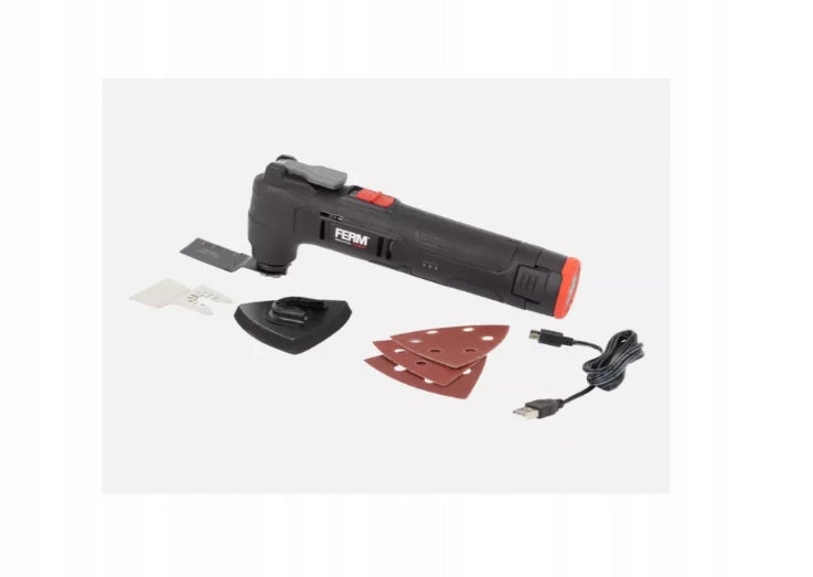 Multitool Multifunction Cordless Sander FERM 12V 1.5Ah OTM1018 Brand Ferm