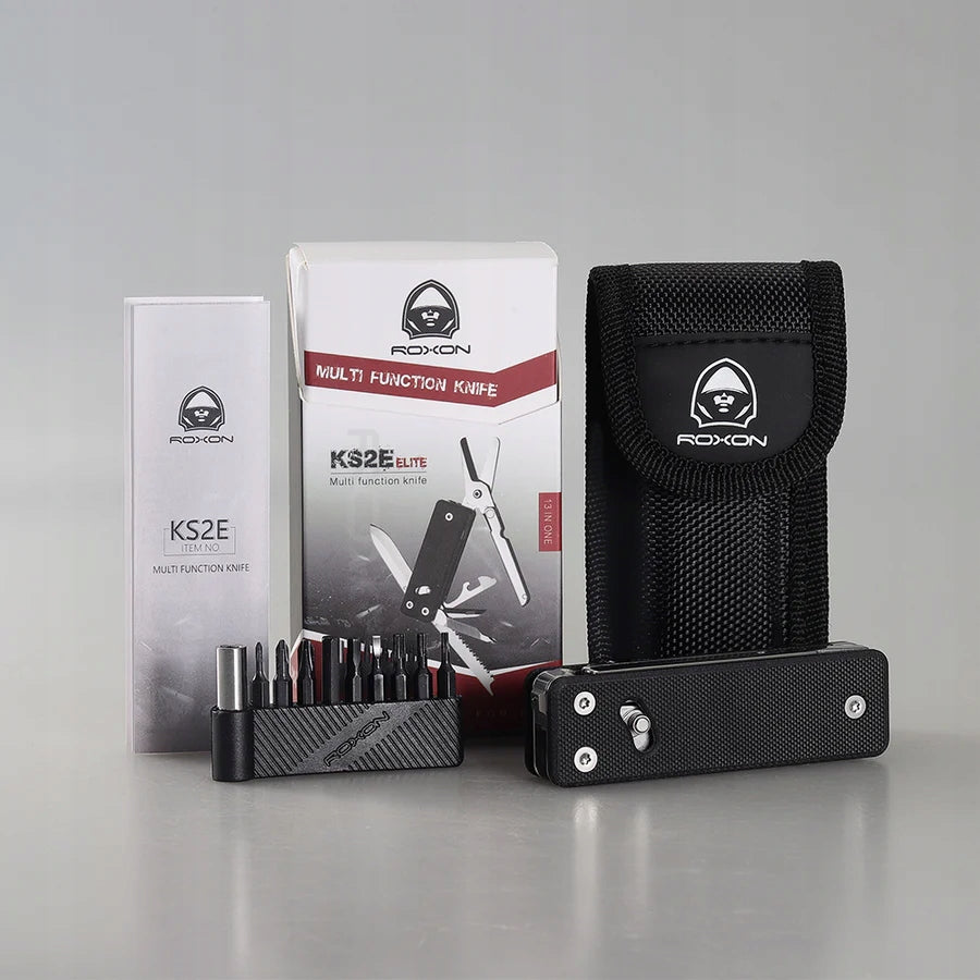 Multitool Roxon KS2E + Case + Bit Set! Manufacturer code KS2