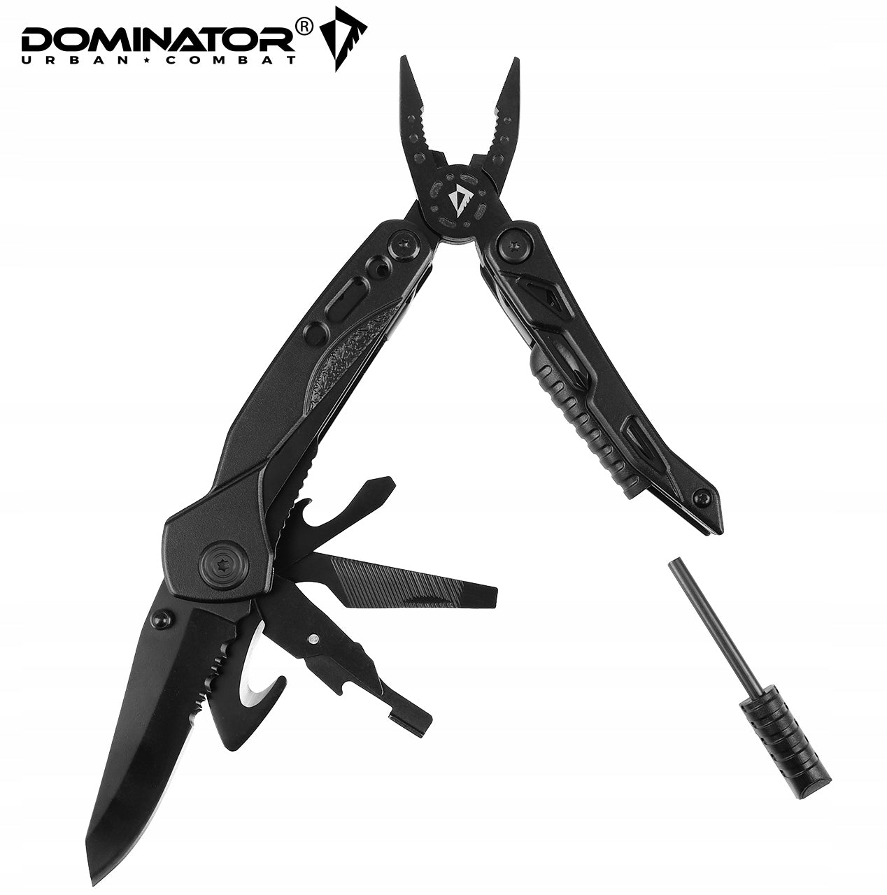 Multitool Survival Tool Survival Dominator flint rope knife bits Packaging status original