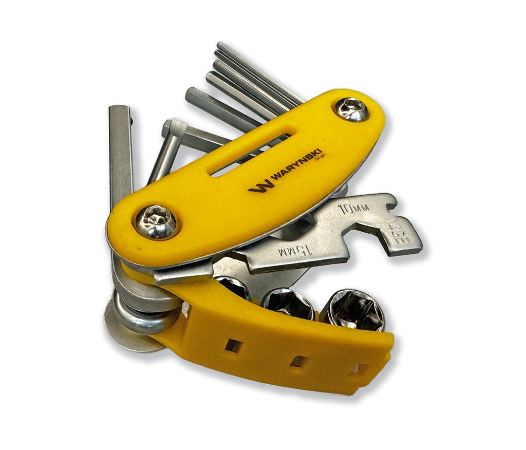 Multitool bicycle 16in1 Allen screwdrivers caps bicycle keys WARYŃSKI