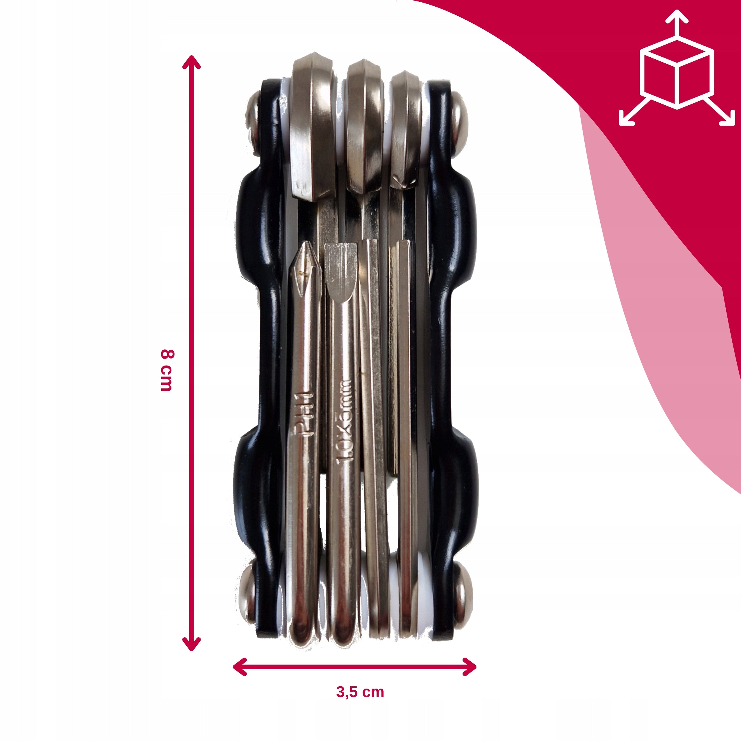 Multitool bicycle wrench set Veloxo Grid 7 black Brand no brand