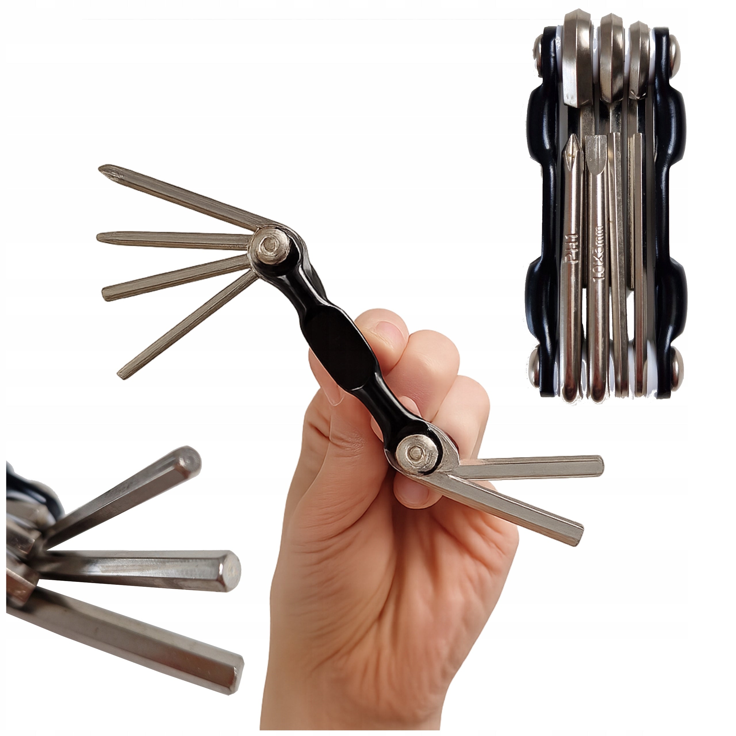 Multitool bicycle wrench set Veloxo Grid 7 black