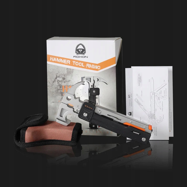Multitool with hammer Roxon H1 - 17 in one + Case Brand Roxon