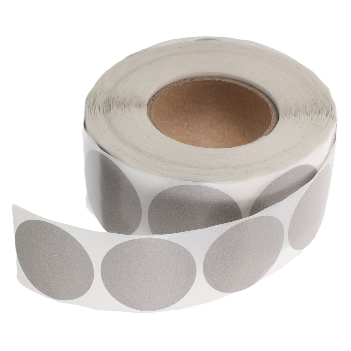 Multiuse Grey Circle Sticker Dots for Coding and Sealing Label length 30 mm