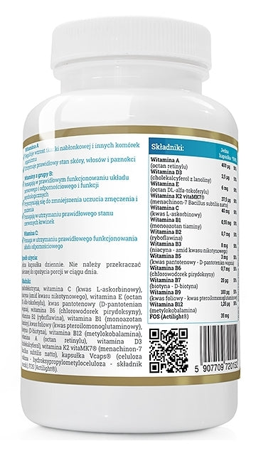 Multivitamin JUNIOR Complex Vitamins For Children 120capsules-Progress Labs Brand Progress Labs