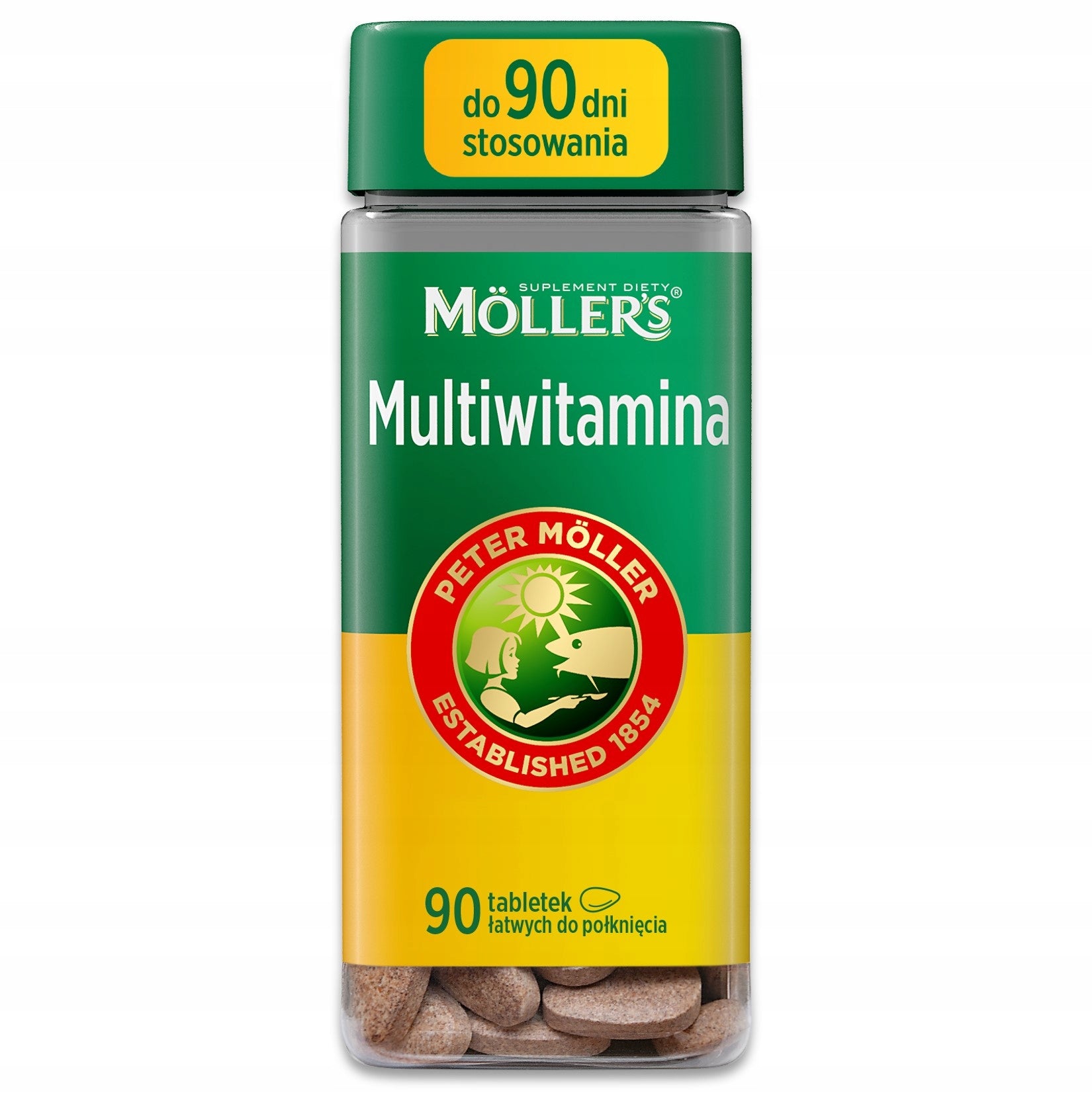 Multivitamin MÖLLER'S VMS Wit A D E K C Magnesium Zinc Copper Minerals 90 pcs. Medical device no