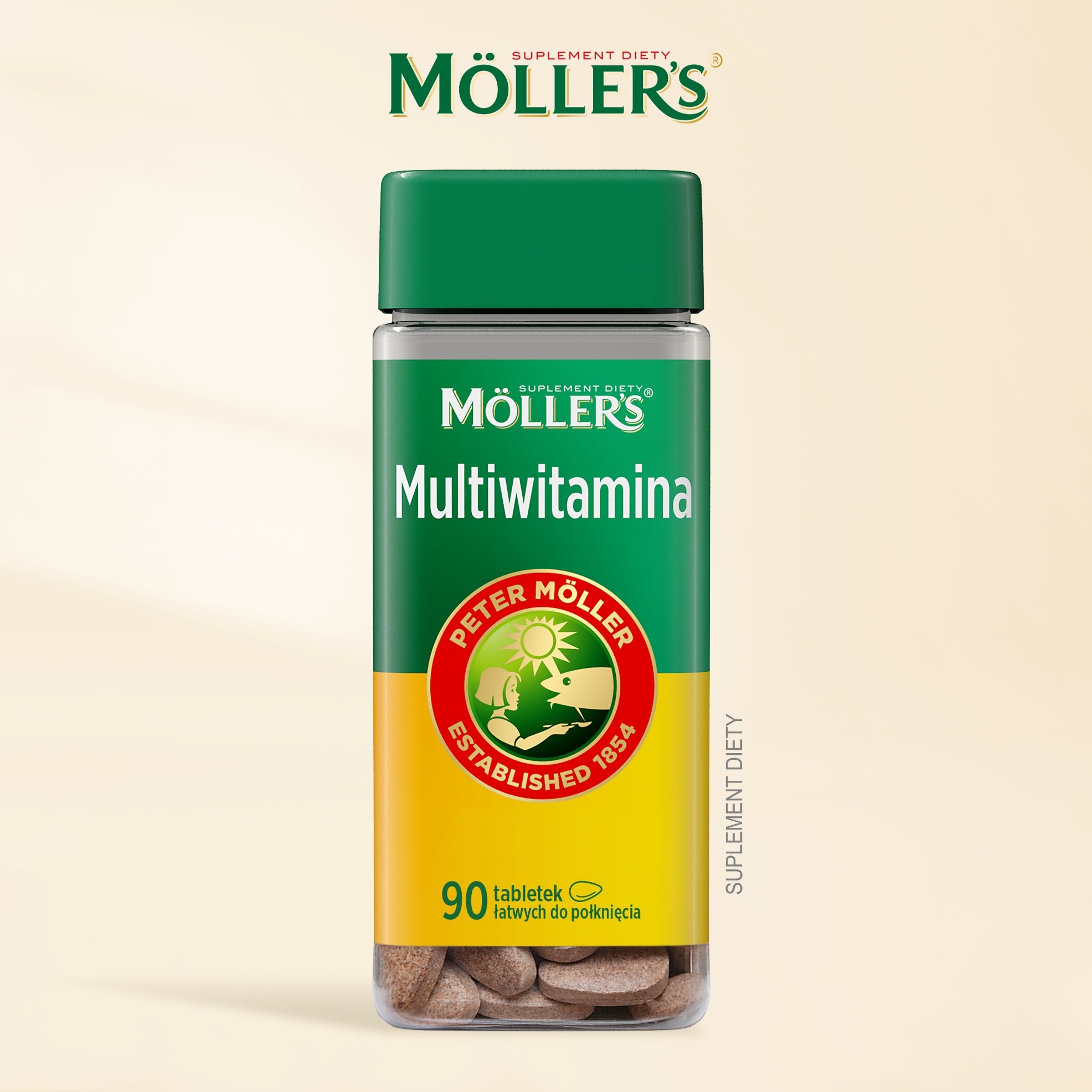 Multivitamin MÖLLER'S VMS Wit A D E K C Magnesium Zinc Copper Minerals 90 pcs. Packaging status original