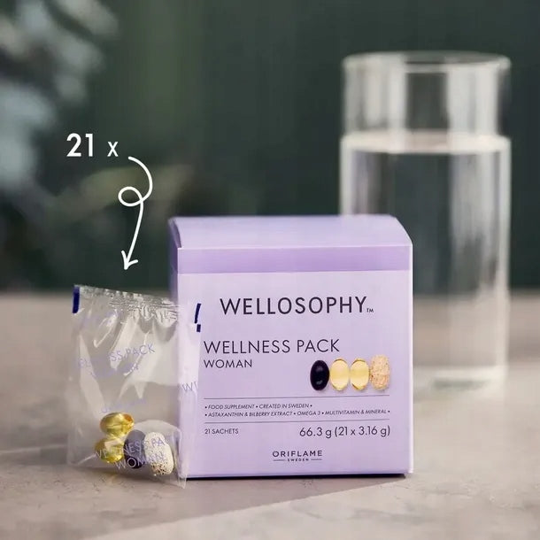 Multivitamin Vitamin Supplement for Women Wellosophy WELLNESS PACK Medical device yes