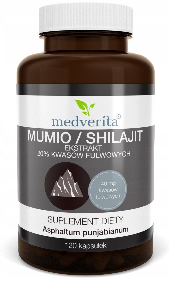 Mumio/Shilajit extract 20% fulvic acids - 120 capsules