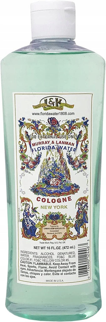 Murray & Lanman Florida Water 472ml Eau de Cologne Refreshing Original USA Packaging status original