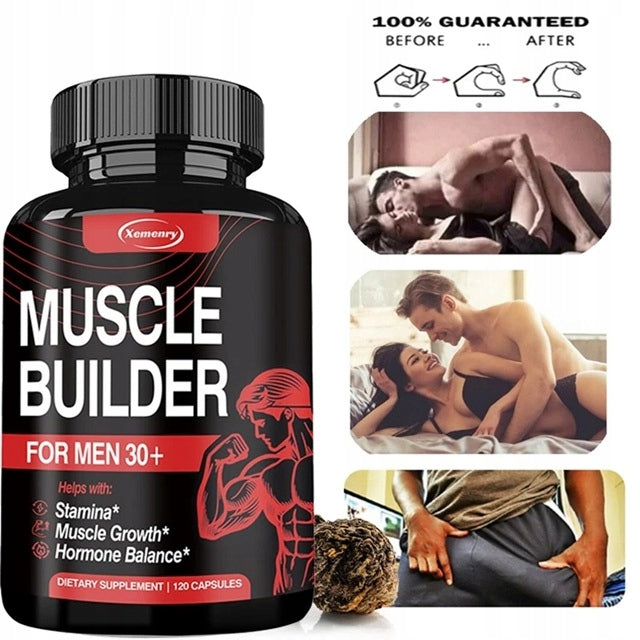Muscle Builder - Ashwagandha, Tribulus, Promotes Muscle Growth and Increase Packaging status original