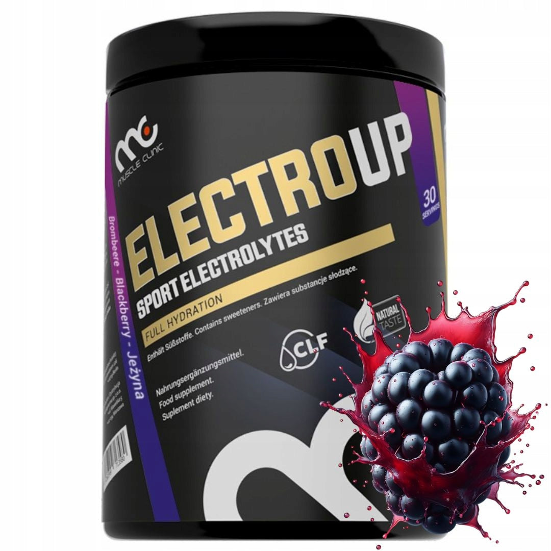 Muscle Clinic ElectroUP 300g blackberry isotonic electrolytes hydration
