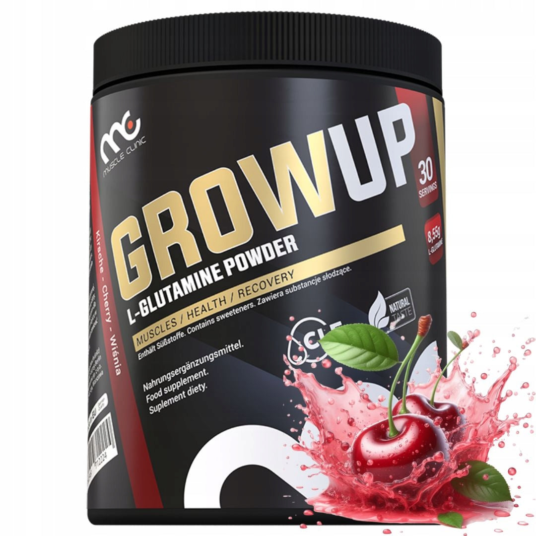 Muscle Clinic GrowUP 300g cherry L-glutamine sourdough regeneration