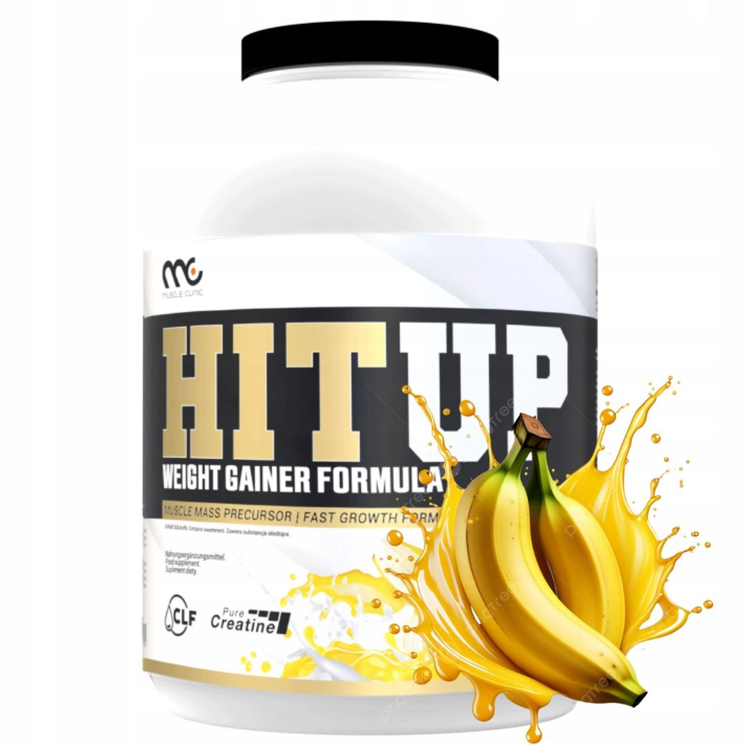 Muscle Clinic HitUp 3000G banana gainer mass protein carbohydrate creatine