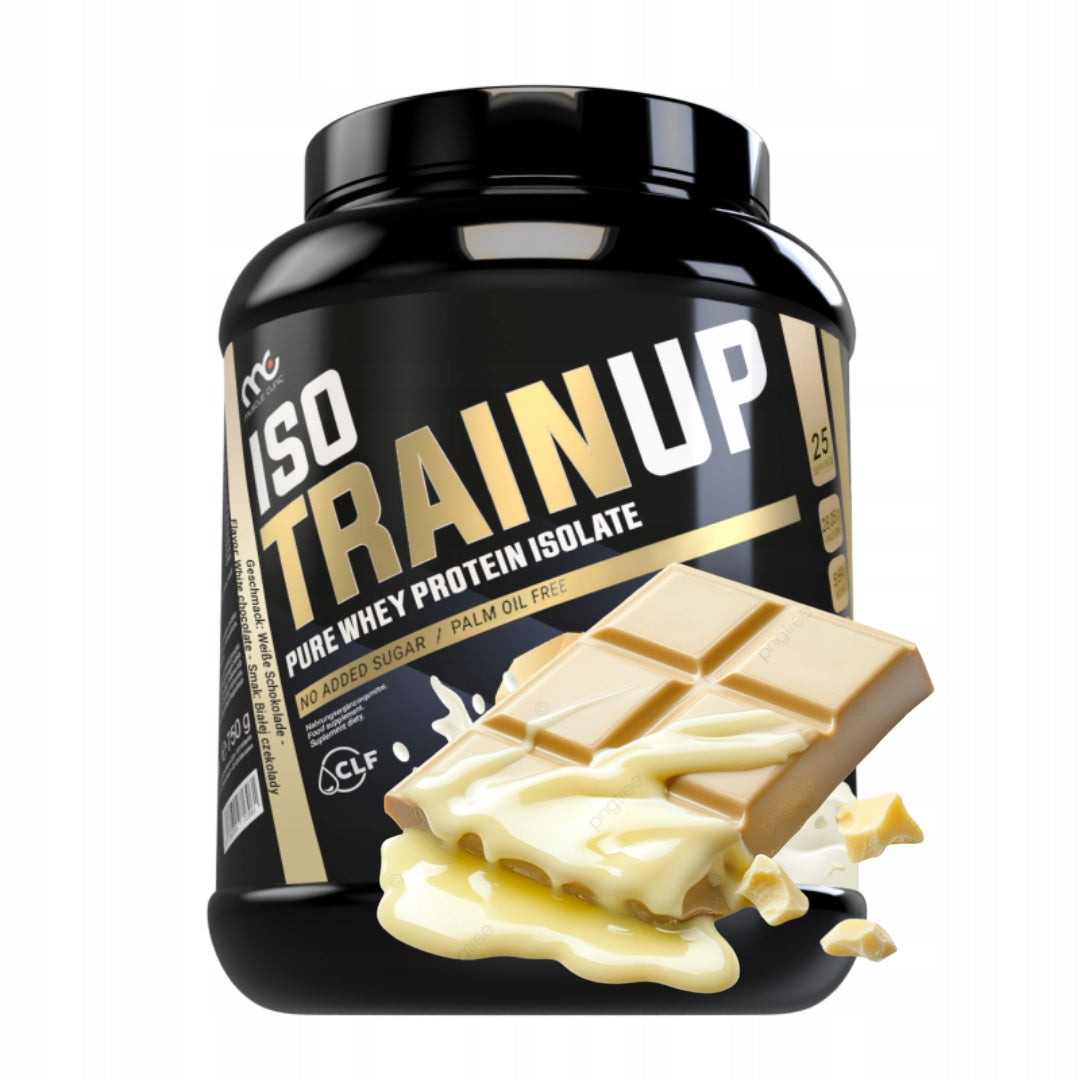 Muscle Clinic Iso Train Up 2250g WPI protein isolate white chocolate