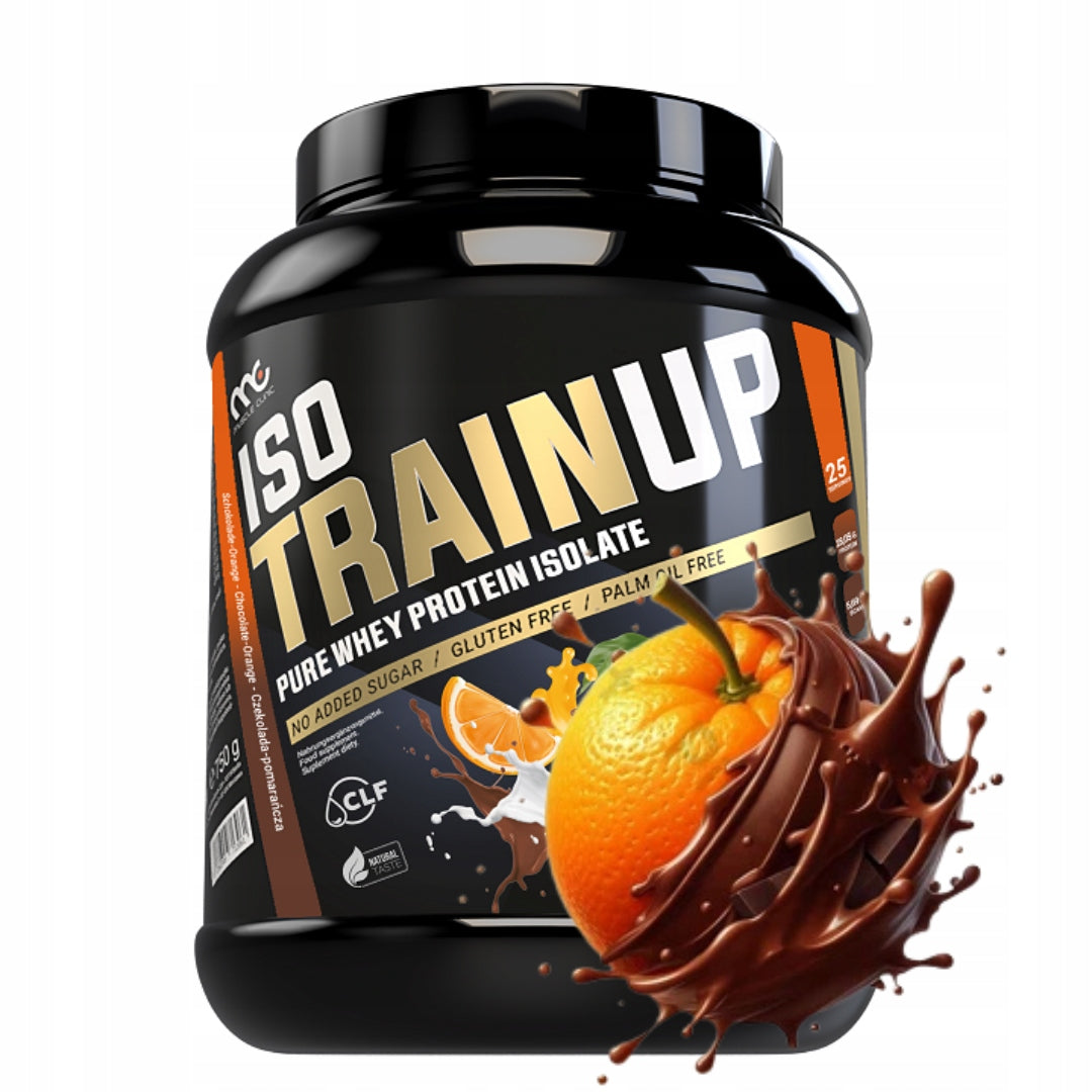 Muscle Clinic Iso Train Up 750g WPI protein isolate chocolate-orange