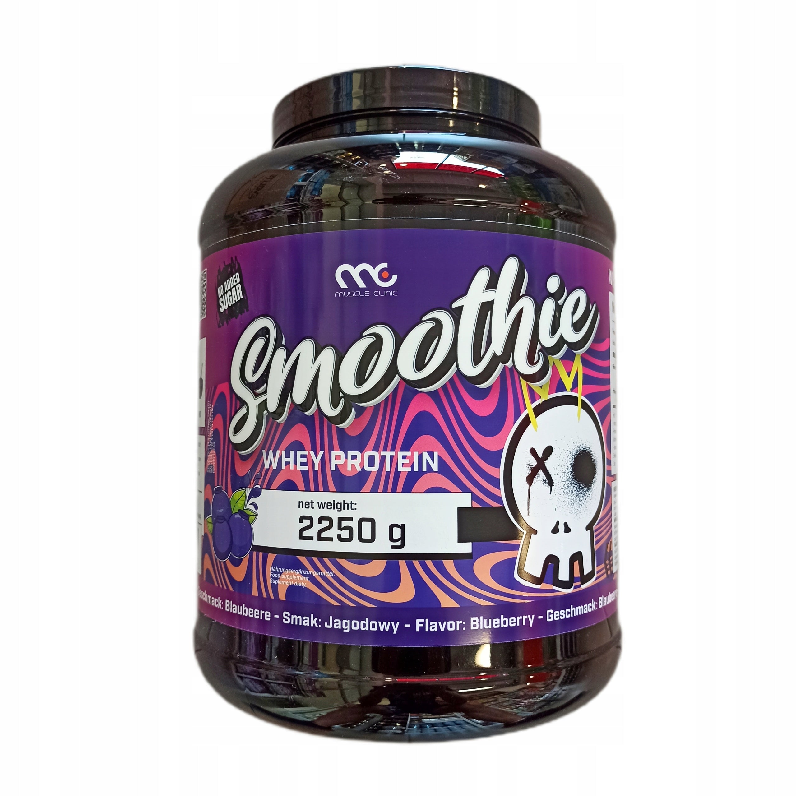 Muscle Clinic Smoothie Whey 2250g Sweet Protein WPC 86% Protein BERRY