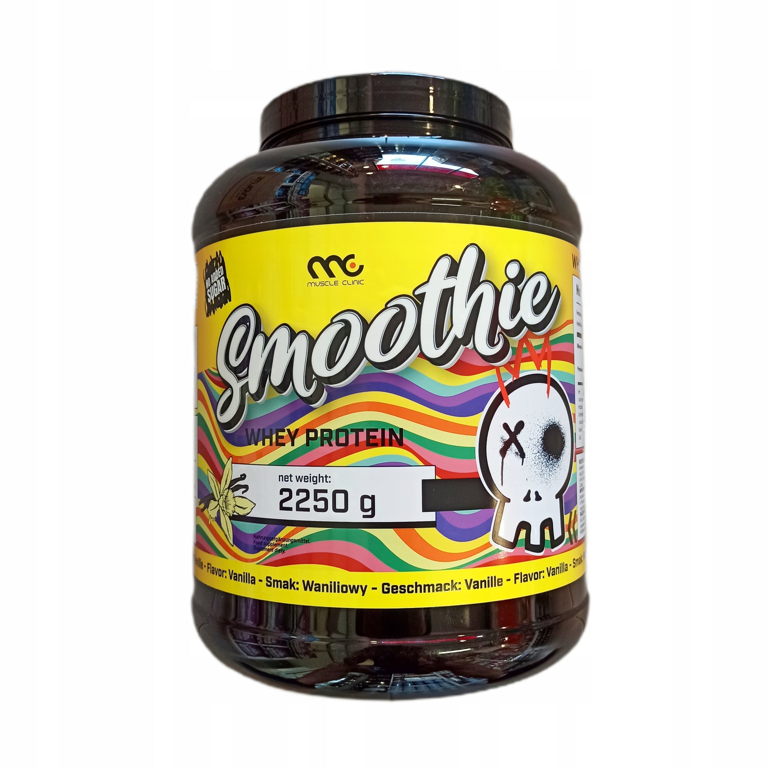 Muscle Clinic Smoothie Whey 2250g Sweet WPC Protein 86% VANILLA Protein