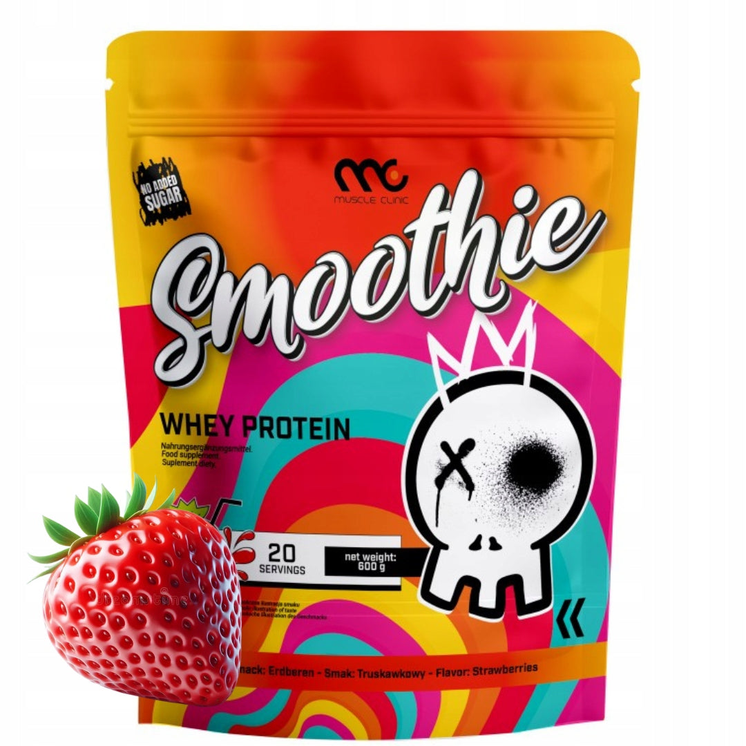 Muscle Clinic Smoothie Whey Protein 600g WPC 86% tasty protein