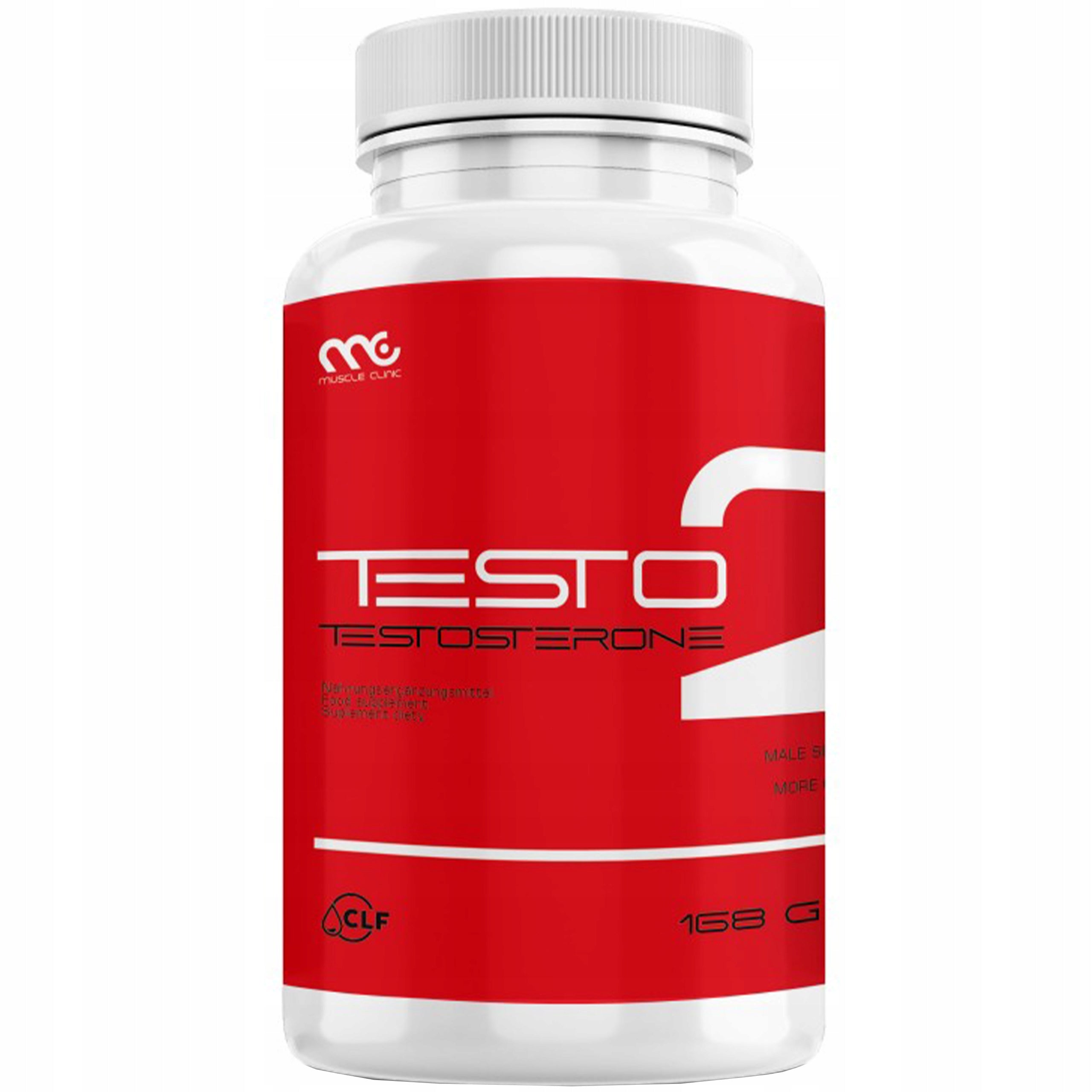 Muscle Clinic TESTO2 210caps Strong DAA Testosterone Booster, Tribulus Zinc